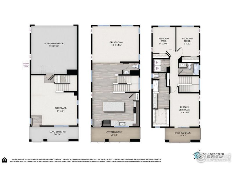 2D floor plan layout of this home in Baseline, Broomfield, CO (Image 4).
