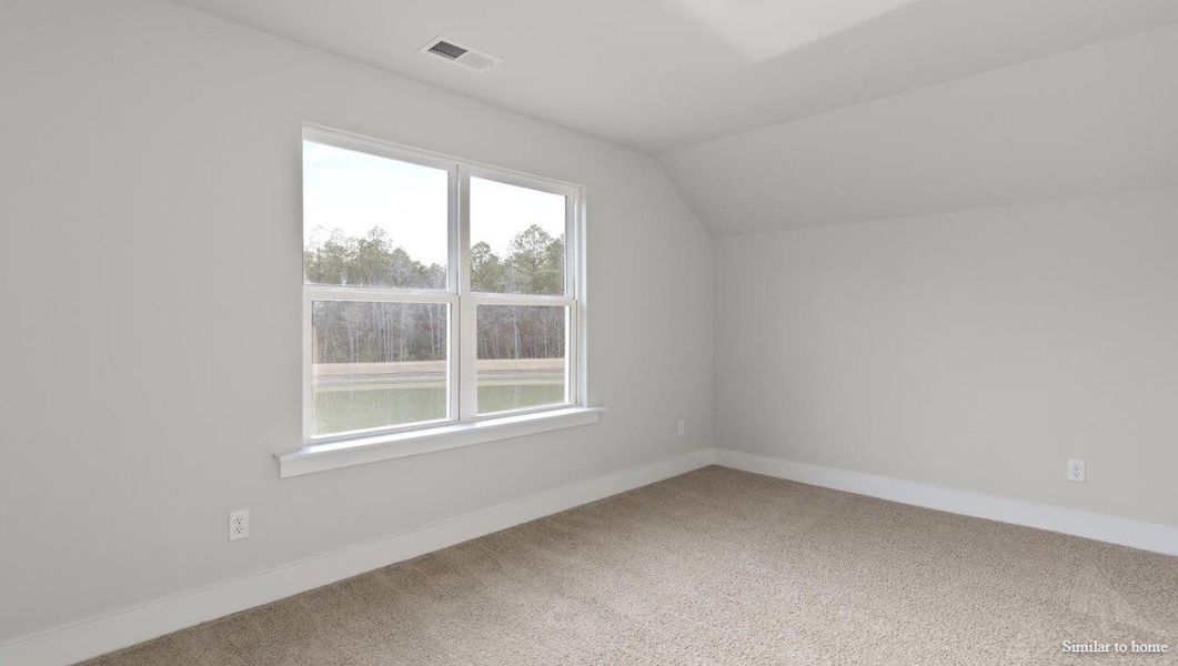 Spacious, unfurnished interior of a new home in Indigo Preserve, Leland (Image 43).