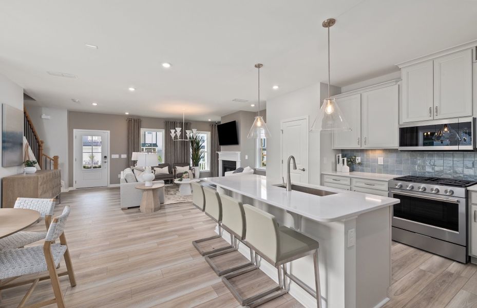 Representative furnished interior of a home built from the Sedona by Pulte Homes in Mailman Post, Knightdale (Image 27).