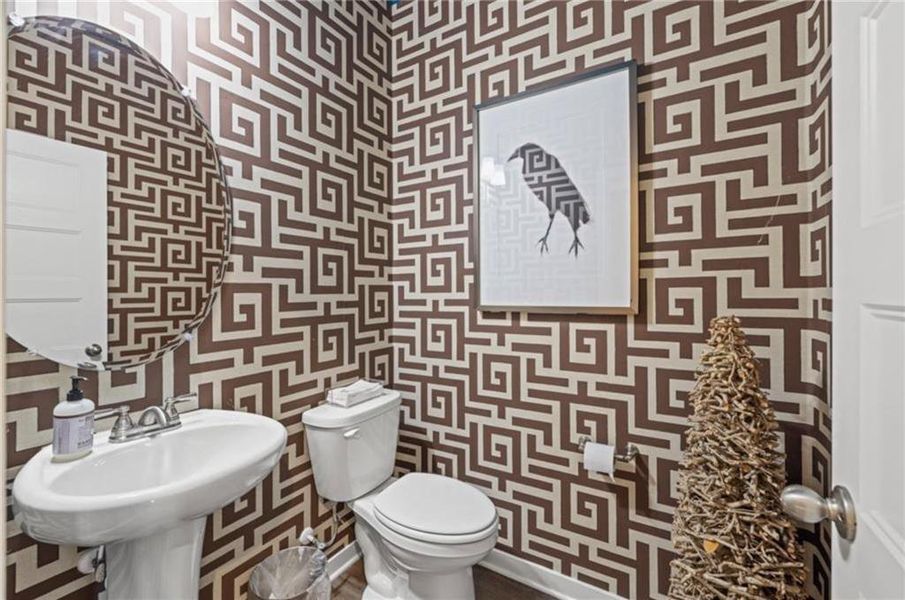 Furnished interior view inside a new home in Rosewood Lake Estates, Hoschton (Image 38). Furnished interior view inside a new home in Rosewood Lake Estates, Hoschton (Image 38).