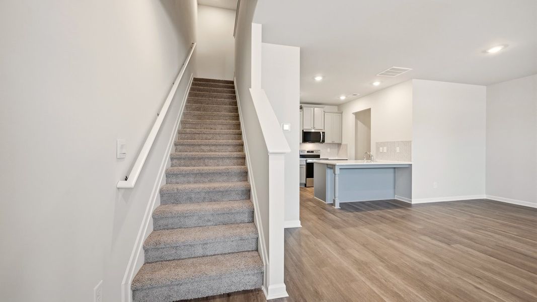 Spacious, unfurnished interior of a new home in Brookland Commons, Monroe (Image 17).