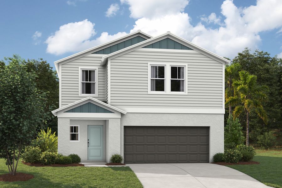 Representative exterior photo of a completed home built from the Turquesa by Casa Fresca Homes in Wynnstone, Davenport, FL (Image 4).