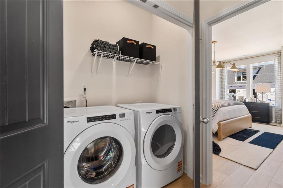 Furnished interior view inside a new home in Silverock, McDonough (Image 33).