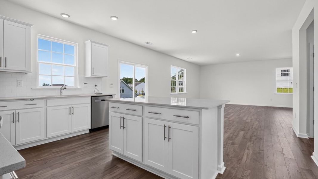 Furnished interior view inside a new home in The Reserve at Prestleigh, Wake Forest (Image 8).