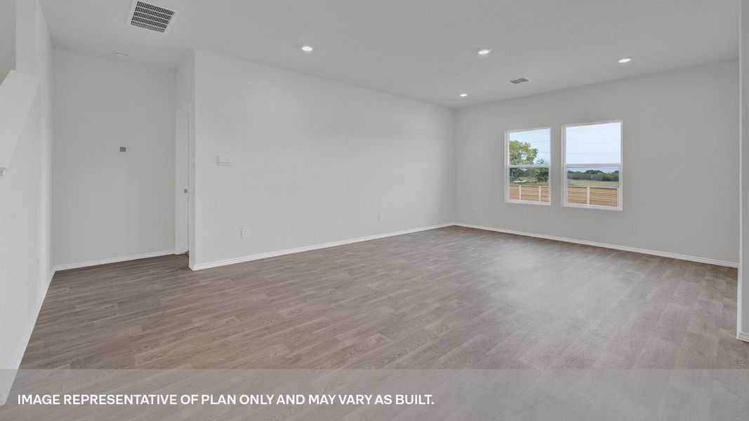 Representative unfurnished interior of a home built from the The Midland by D.R. Horton in Arroyo Ranch, Seguin (Image 18).