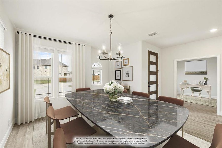 Furnished interior view inside a new home in Devonshire Classic 60-65, Forney (Image 10). Furnished interior view inside a new home in Devonshire Classic 60-65, Forney (Image 10).