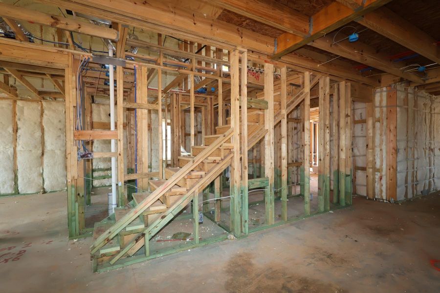 In-progress construction of a new home in Escondido - Terrace Collection, Magnolia, TX (Image 8).