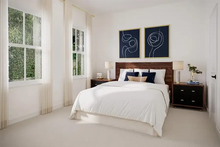 Representative furnished interior of a home built from the Harrington Bay by Ryan Homes in Kelton, Charlotte (Image 7).