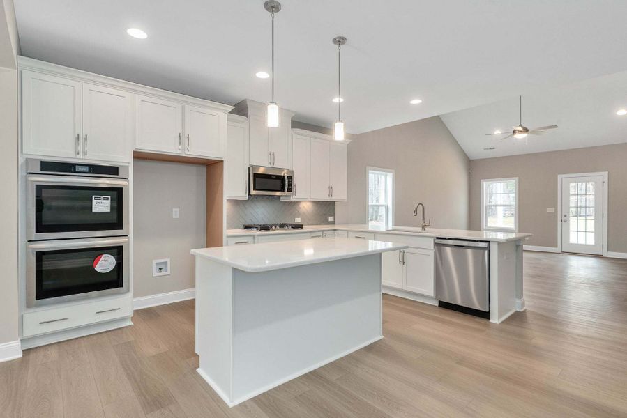 Representative furnished interior of a home built from the Rivermist by Caviness & Cates Communities in Maggie Way, Wendell (Image 201).