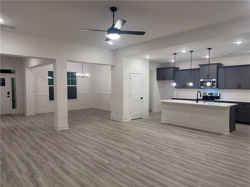Spacious, unfurnished interior of a new home in The Fields of Walnut Creek, Pendergrass (Image 18).