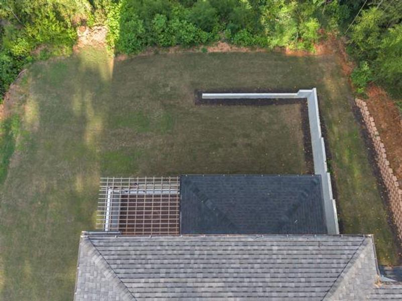 Exterior details and patio area of a home in , Atlanta (Image 38).
