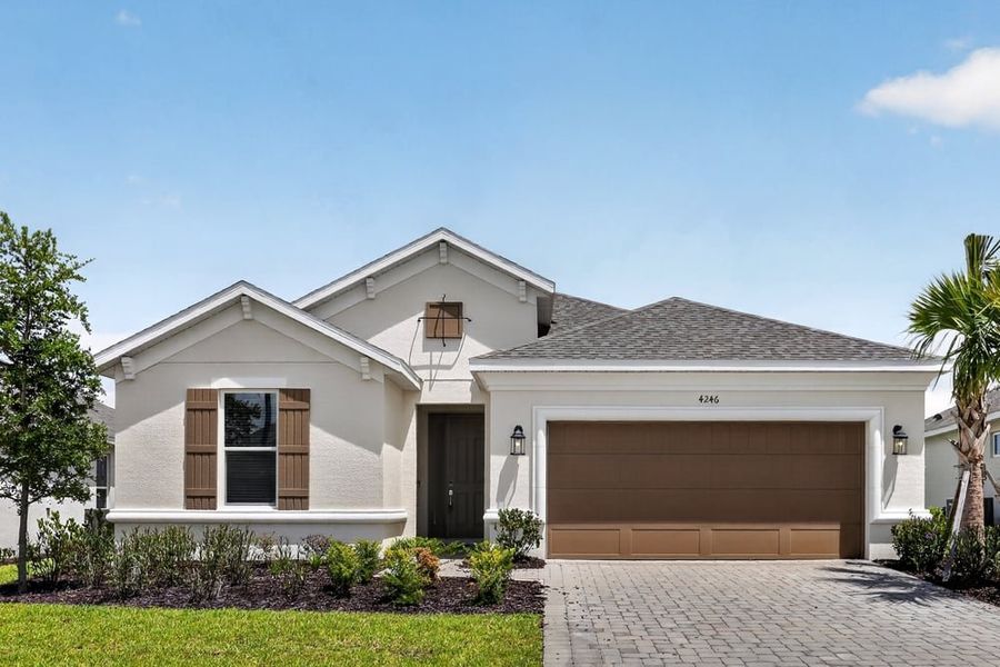 Representative exterior photo of a completed home built from the Azzurro by Taylor Morrison in Westview Community Group Page, Kissimmee, FL (Image 1). Representative exterior photo of a completed home built from the Azzurro by Taylor Morrison in Westview Community Group Page, Kissimmee, FL (Image 1).