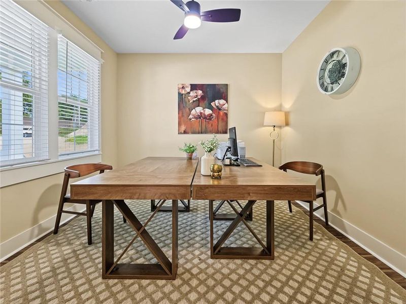 Furnished interior view inside a new home in , Austell (Image 16).