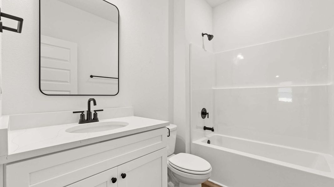 Furnished interior view inside a new home in Caballeros Estates At Hombre, Panama City Beach (Image 9).