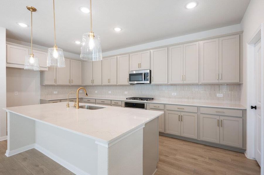 Furnished interior view inside a new home in Lariat, Liberty Hill (Image 10).