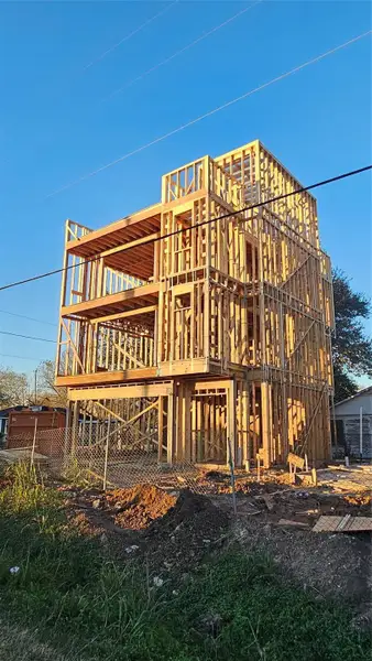In-progress construction of a new home in , Houston, TX (Image 6).