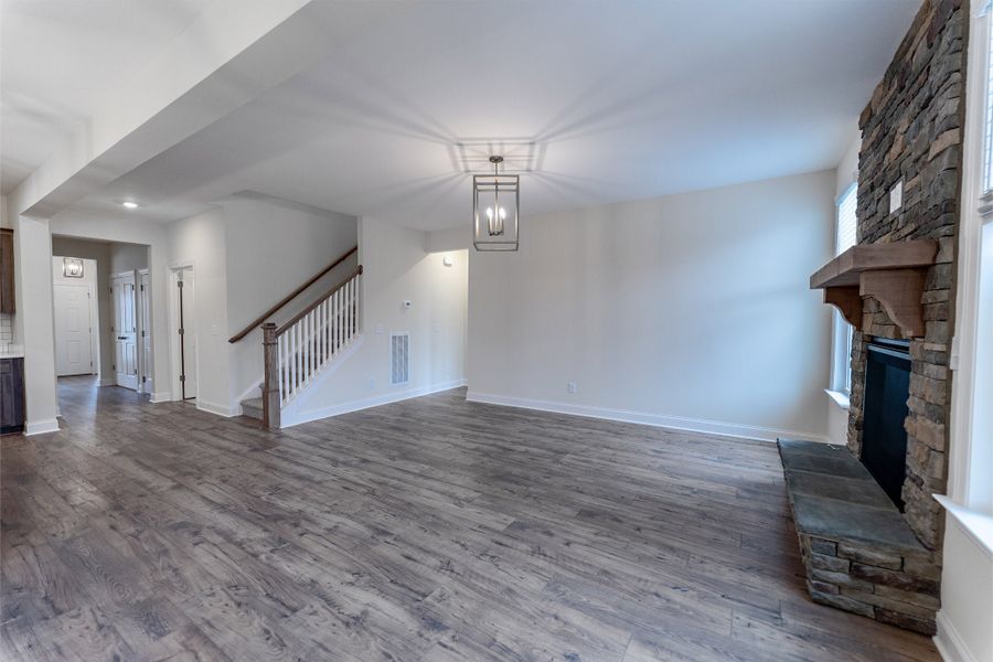 Spacious, unfurnished interior of a new home in The Retreat at Norman Farm, Hendersonville (Image 51). Spacious, unfurnished interior of a new home in The Retreat at Norman Farm, Hendersonville (Image 51).