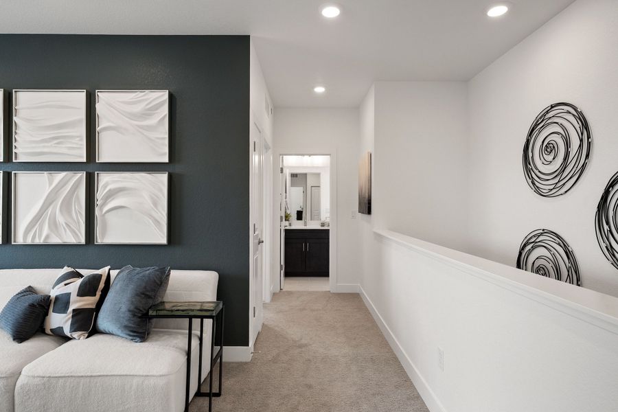 Representative furnished interior of a home built from the 3 by Trumark Homes in Berkeley Villas, Denver (Image 19).