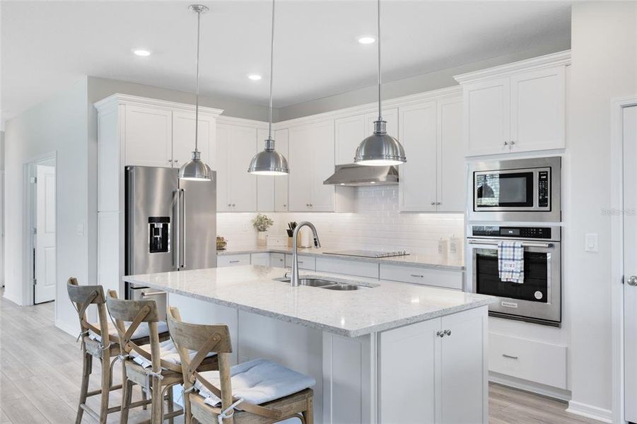 Furnished interior view inside a new home in Isles of Lake Nona, Orlando (Image 8). Furnished interior view inside a new home in Isles of Lake Nona, Orlando (Image 8).