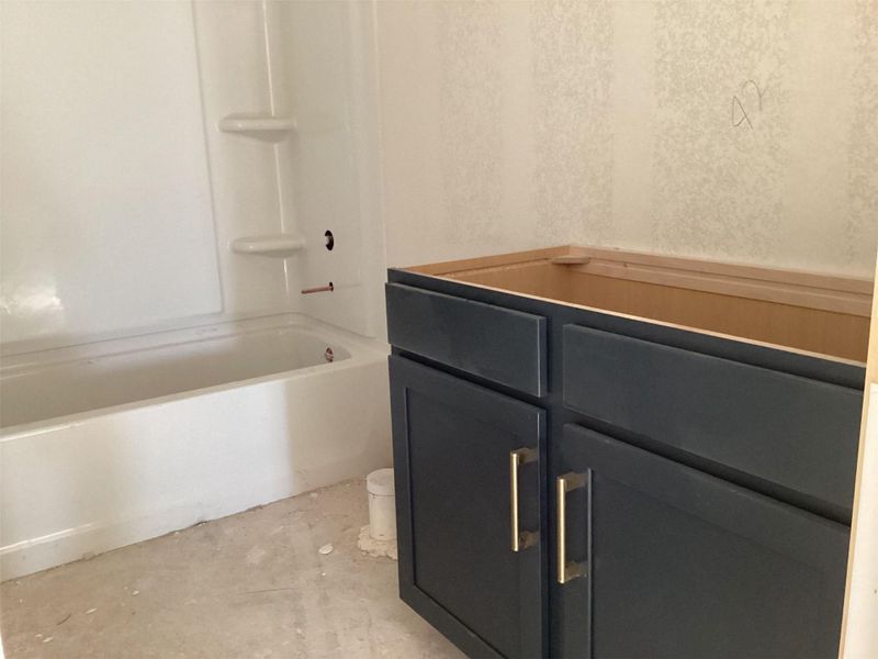 In-progress construction of a new home in Lariat, Liberty Hill, TX (Image 16).