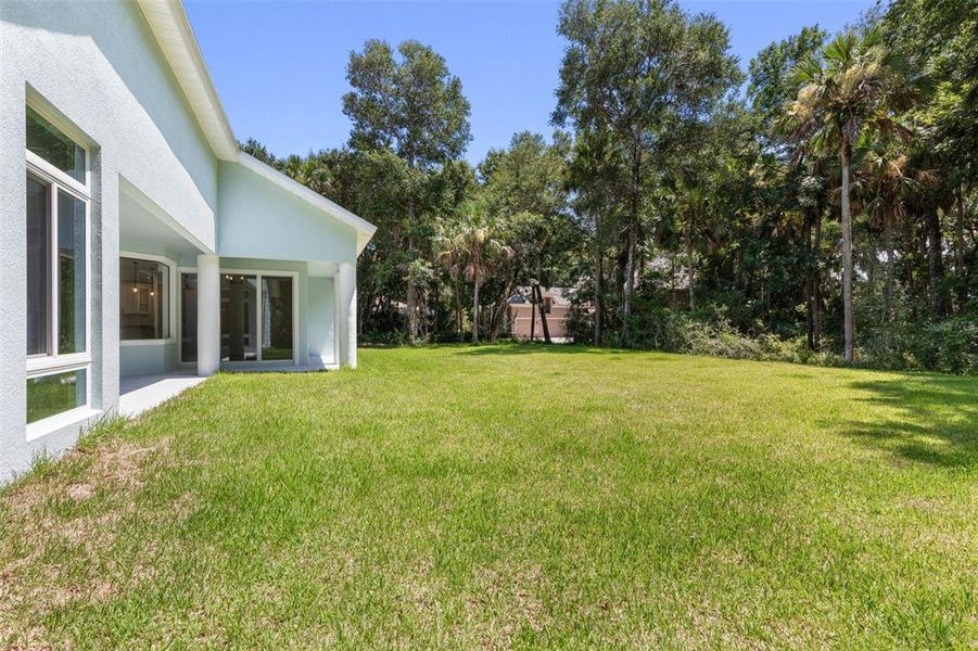 Exterior details and patio area of a home in , Flagler Beach (Image 31). Exterior details and patio area of a home in , Flagler Beach (Image 31).