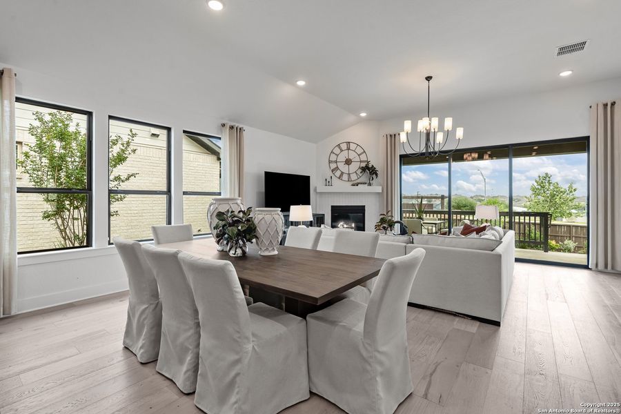 Furnished interior view inside a new home in Bison Ridge, San Antonio (Image 6).
