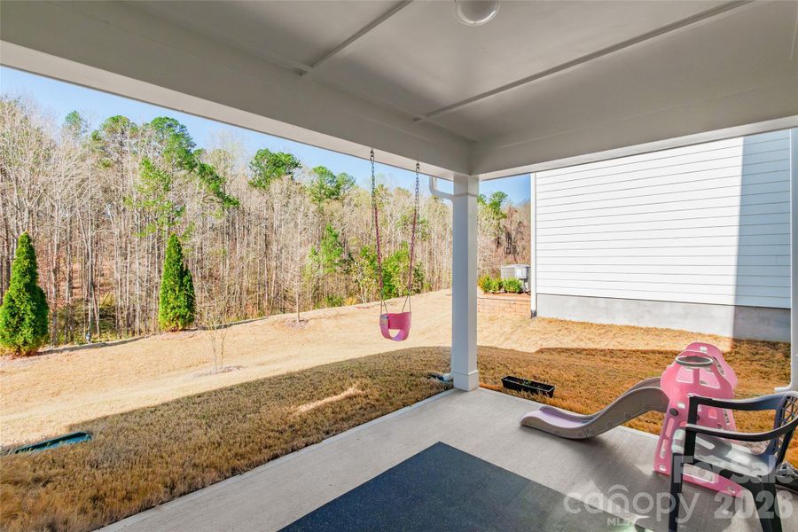 Exterior details and patio area of a home in Eckley, Mooresville (Image 3).
