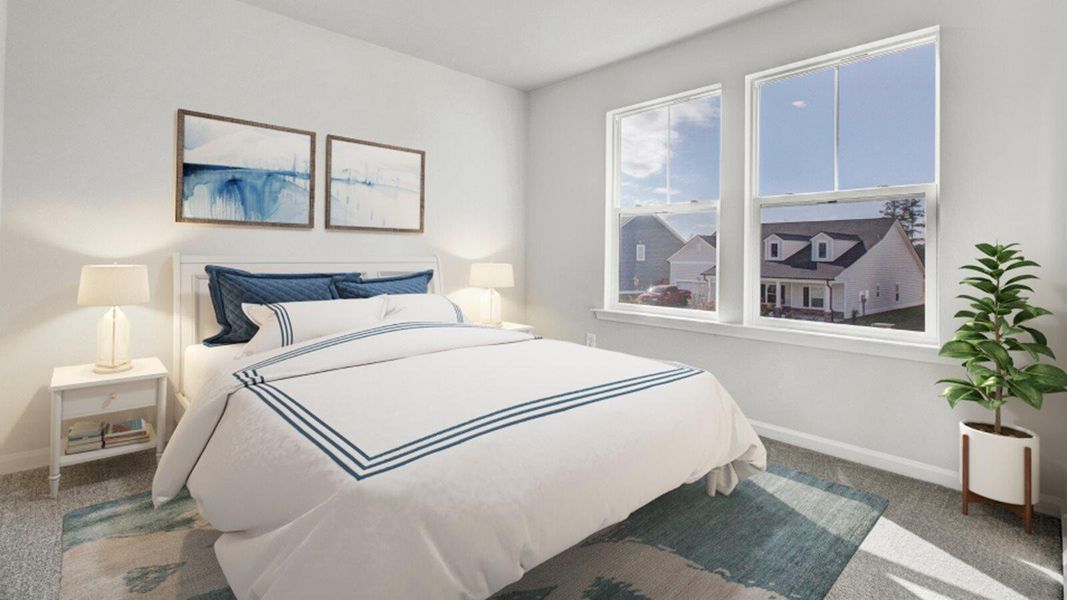 Furnished interior view inside a new home in Heron's Walk at Summers Corner, Summerville (Image 6).