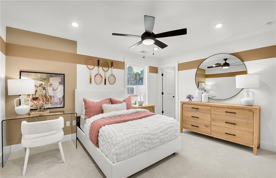 Furnished interior view inside a new home in Berkeley Mill, Cumming (Image 18).