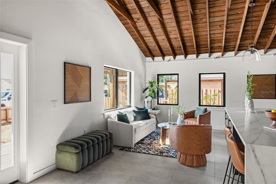 Furnished interior view inside a new home in , Winter Park (Image 33).