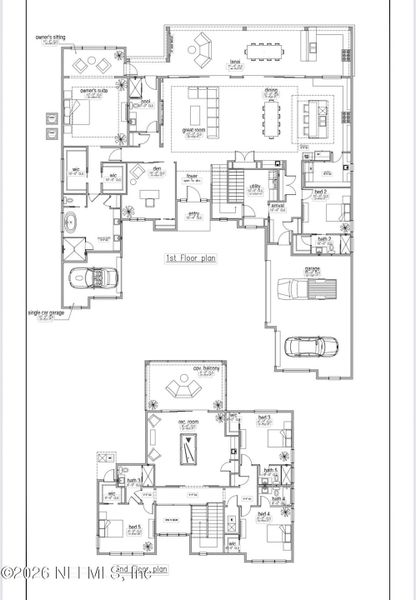 2D floor plan layout of this home in , Ponte Vedra Beach, FL (Image 3).