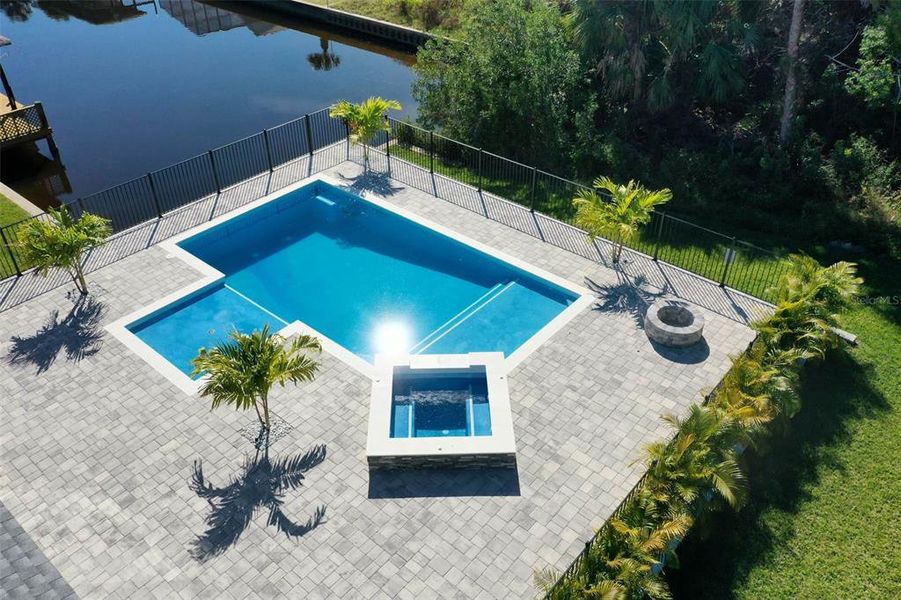 Exterior details and patio area of a home in , Palm Coast (Image 45). Exterior details and patio area of a home in , Palm Coast (Image 45).