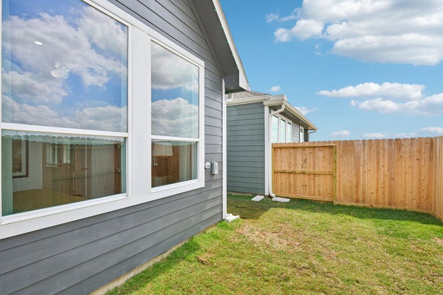 Exterior details and patio area of a home in Jubilee, Hockley (Image 28).