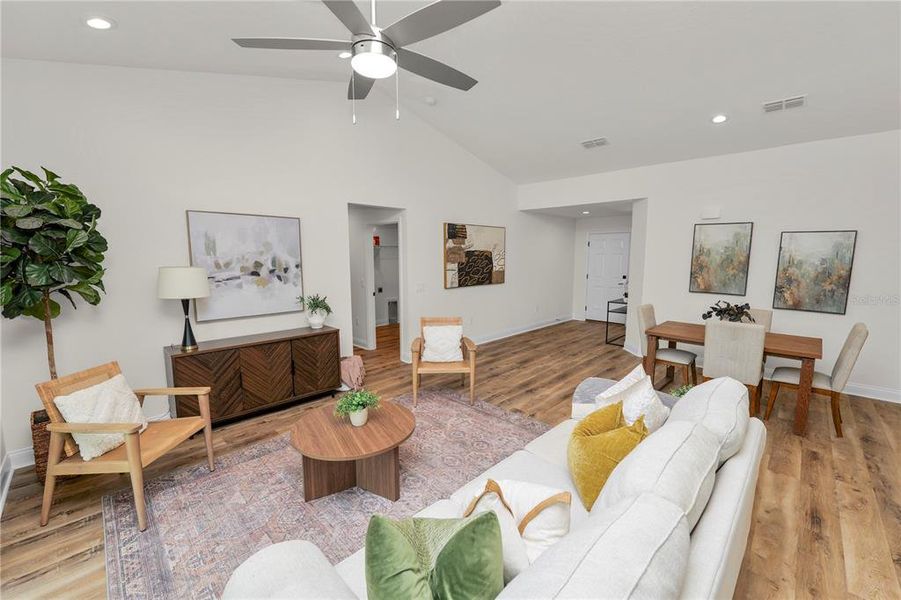 Furnished interior view inside a new home in , Eagle Lake (Image 12).