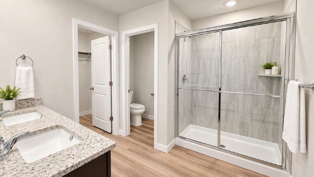 Furnished interior view inside a new home in Royal Oak South, Corpus Christi (Image 5).