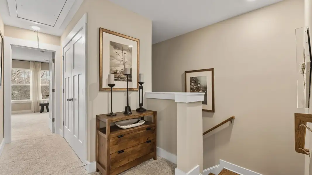 Representative furnished interior of a home built from the Corner Litchfield by DRB Homes in Clayton Crossing, Arden (Image 13). Representative furnished interior of a home built from the Corner Litchfield by DRB Homes in Clayton Crossing, Arden (Image 13).