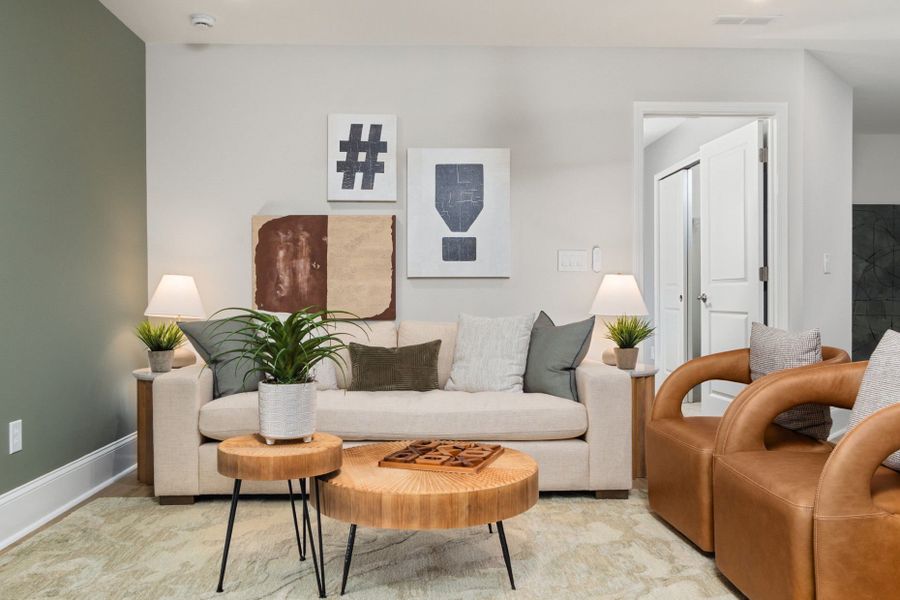 Representative furnished interior of a home built from the Continental by Pulte Homes in Mailman Post, Knightdale (Image 8).