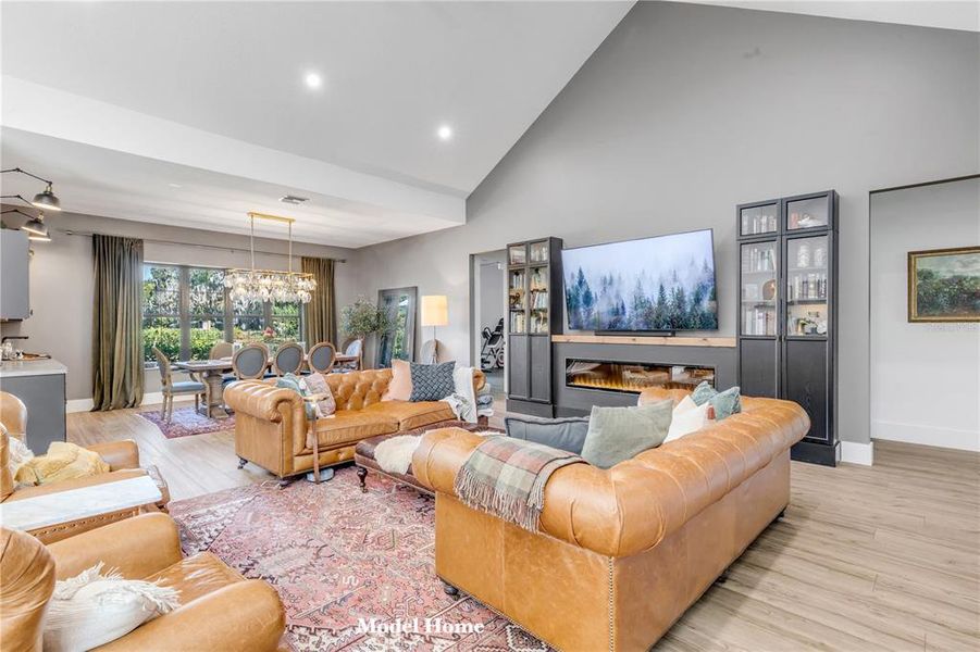 Furnished interior view inside a new home in , Deland (Image 7). Furnished interior view inside a new home in , Deland (Image 7).