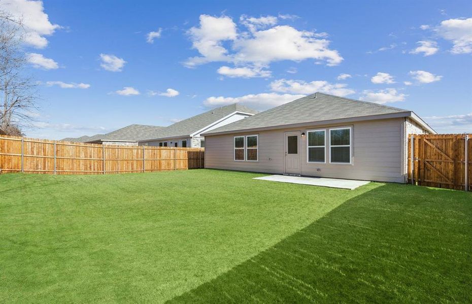 Oversized yard Oversized yard