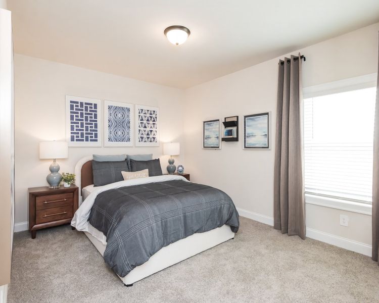 Furnished interior view inside a new home in Vines at Mill Creek - Legacy Series, Braselton (Image 18).