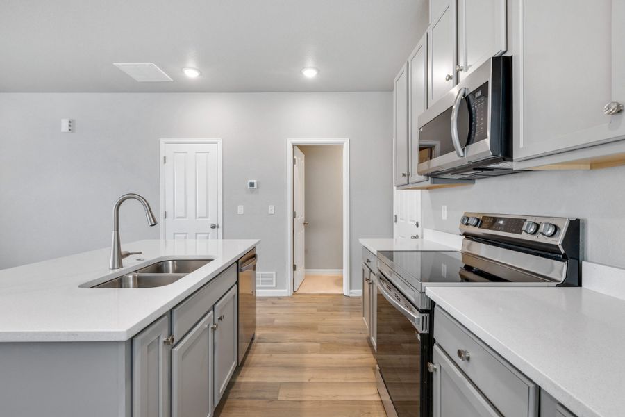 Furnished interior view inside a new home in Spring Valley, Longmont (Image 8).
