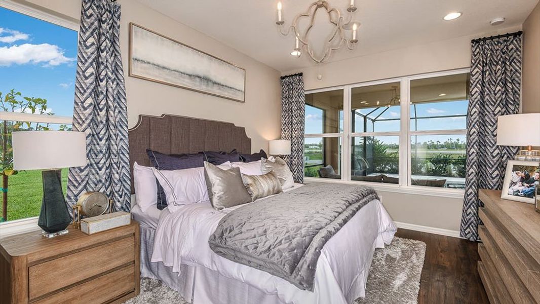 Representative furnished interior of a home built from the Bonaire by Taylor Morrison in Veranda Oaks, Port St. Lucie (Image 44).