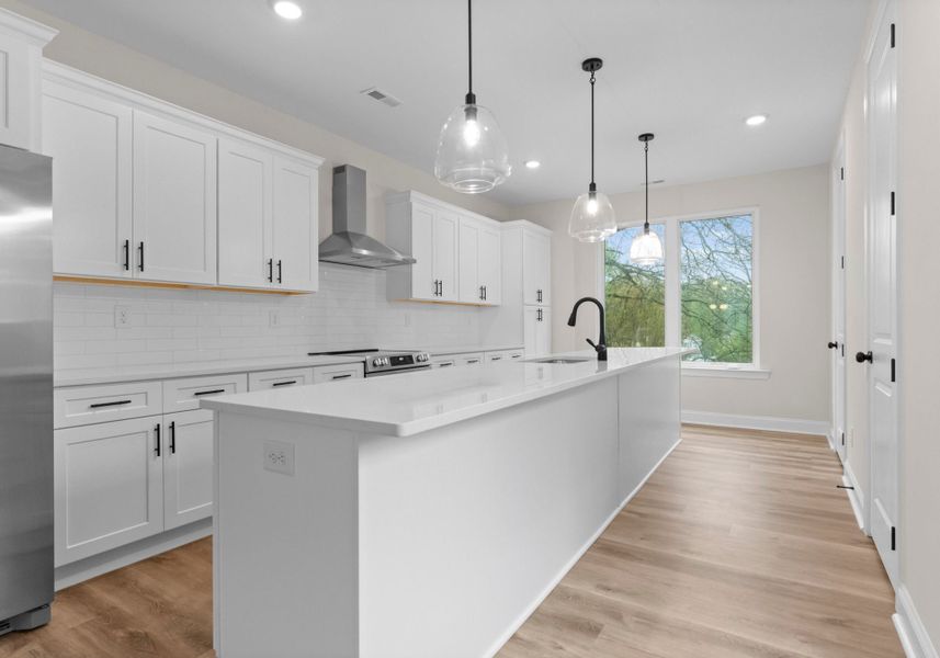 Furnished interior view inside a new home in Hartford Townhomes, Charlotte (Image 14).