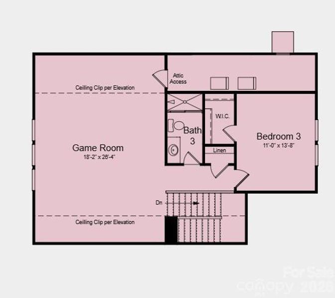 Additional Highlights Include: Gourmet kitchen, upstairs secondary bedroom, upstairs full bathroom, upstairs game room, and separate tub and shower at primary suite.