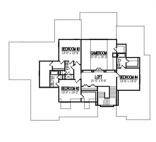 2D floor plan layout of this home in , Roswell, GA (Image 4). 2D floor plan layout of this home in , Roswell, GA (Image 4).