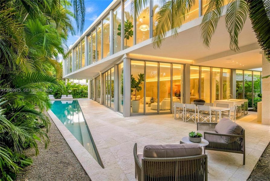 Exterior details and patio area of a home in , Miami (Image 35).