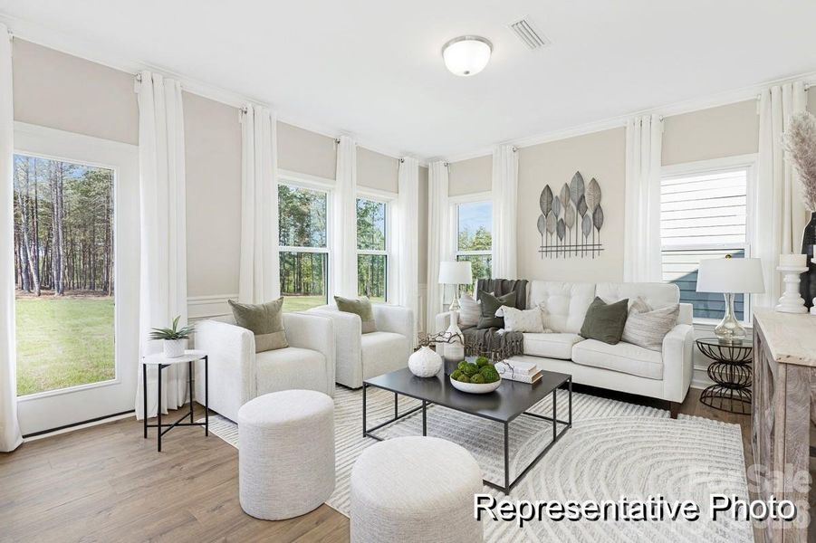Furnished interior view inside a new home in Huntington Hills, Lincolnton (Image 23).