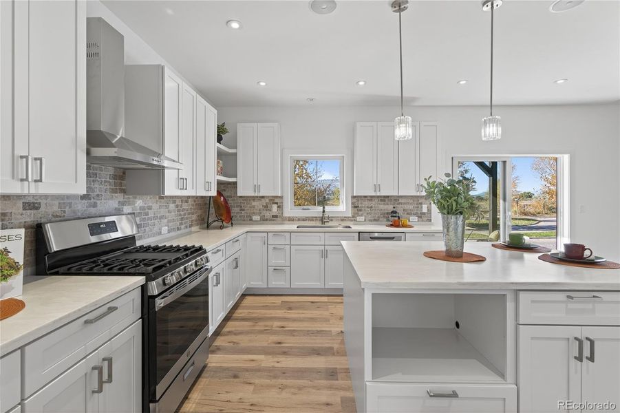 Furnished interior view inside a new home in , Silt (Image 10).