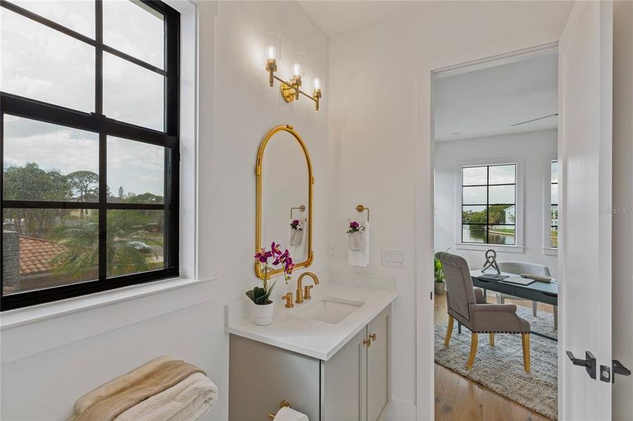 Furnished interior view inside a new home in , St. Petersburg (Image 15).