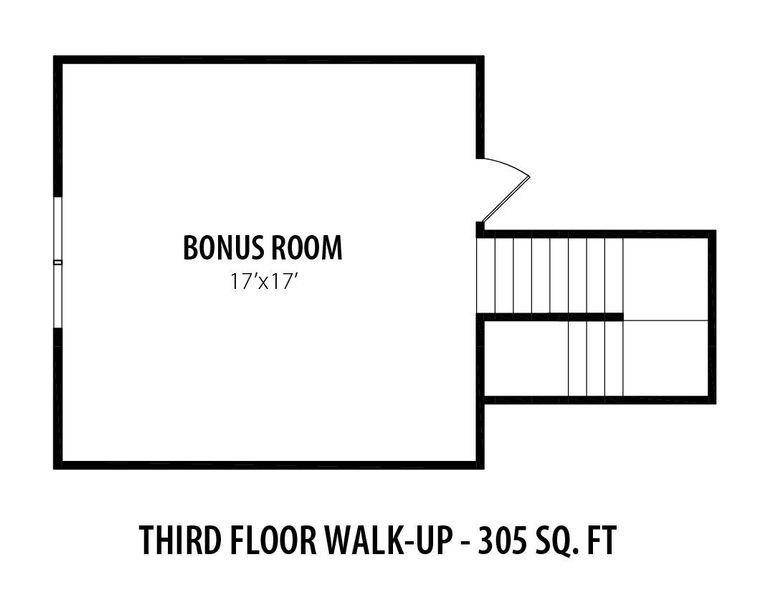 2D floor plan layout for the Palmer Plus by RiverWILD Homes in Riverwood Ranch, Clayton, NC (Image 19).